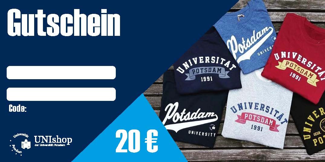 Geschenkgutschein UNISHOP Potsdam - 20 EUR